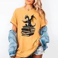 Book Dragon Women's Comfort Colors T-Shirt Mustard