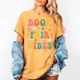 Book Fair Vibes Groovy Retro School Reading Nostalgic Women's Comfort Colors T-Shirt Mustard