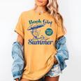 Book Girl Summer Bookish Beach Women's Comfort Colors T-Shirt Mustard