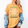 Book Lover Christmas Reader Ugly Sweater Tee Xmas New Year Women's Comfort Colors T-Shirt Mustard Book Lover Christmas Reader Ugly Sweater Tee Xmas New Year Women's Comfort Colors T-Shirt Mustard