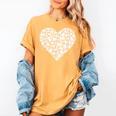 Book Lover Heart Shape Reading Librarian Library Teacher Women's Comfort Colors T-Shirt Mustard Book Lover Heart Shape Reading Librarian Library Teacher Women's Comfort Colors T-Shirt Mustard
