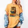 Book Lover Owl Reading Bookish Library Read Books Be Kind Women's Comfort Colors T-Shirt Mustard Book Lover Owl Reading Bookish Library Read Books Be Kind Women's Comfort Colors T-Shirt Mustard