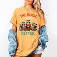 Book Lover Racoon Reading Bookish The Book Was Better Women's Comfort Colors T-Shirt Mustard Book Lover Racoon Reading Bookish The Book Was Better Women's Comfort Colors T-Shirt Mustard