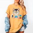 Book Lover Reading Husky Dog Women's Comfort Colors T-Shirt Mustard Book Lover Reading Husky Dog Women's Comfort Colors T-Shirt Mustard
