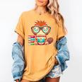 Book Lover Reading Platypus Women's Comfort Colors T-Shirt Mustard