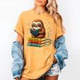 Book Lover Sloth Reading Bookish Library Read Books Be Kind Women's Comfort Colors T-Shirt Mustard Book Lover Sloth Reading Bookish Library Read Books Be Kind Women's Comfort Colors T-Shirt Mustard