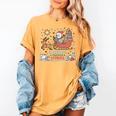 Book Lovers Winter Sleighing Through Stories Tee Premium Tri-Blend Women's Comfort Colors T-Shirt Mustard