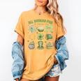 ALL Booked For St Patricks Day Bookish Leprechaun Bookworm Women's Comfort Colors T-Shirt Mustard ALL Booked For St Patricks Day Bookish Leprechaun Bookworm Women's Comfort Colors T-Shirt Mustard