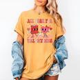 All Booked For Valentine Book Librarian Teacher Women Kids Women's Comfort Colors T-Shirt Mustard