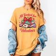All Booked For Valentines Book Lover Teachers Women's Comfort Colors T-Shirt Mustard