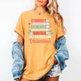 All Booked For Valentines Retro Book Lover Teacher Bookworm Premium Tri-Blend Women's Comfort Colors T-Shirt Mustard
