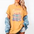 All Booked For Valentines Stacked Books Women's Comfort Colors T-Shirt Mustard All Booked For Valentines Stacked Books Women's Comfort Colors T-Shirt Mustard
