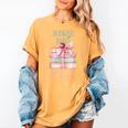 Bookish Babes Club Cute Pink Book Stack With Bow Women's Comfort Colors T-Shirt Mustard Bookish Babes Club Cute Pink Book Stack With Bow Women's Comfort Colors T-Shirt Mustard
