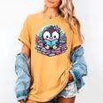 Bookish Penguin Heart A Readers Love Penguins Women's Comfort Colors T-Shirt Mustard