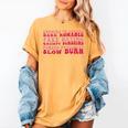 Bookish Romance Tropes Book Club Reader Spicy Book Lover Women's Comfort Colors T-Shirt Mustard Bookish Romance Tropes Book Club Reader Spicy Book Lover Women's Comfort Colors T-Shirt Mustard