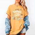 Bookmarks Are For Quitters Book Lovers Reading Women's Comfort Colors T-Shirt Mustard Bookmarks Are For Quitters Book Lovers Reading Women's Comfort Colors T-Shirt Mustard