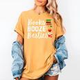 Books Booze And Besties Book Lover Bestie Squad Twinning Women's Comfort Colors T-Shirt Mustard Books Booze And Besties Book Lover Bestie Squad Twinning Women's Comfort Colors T-Shirt Mustard