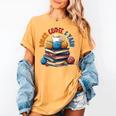“Books Coffee & Yarn Enthusiast Cozy Reader Women's Comfort Colors T-Shirt Mustard “Books Coffee & Yarn Enthusiast Cozy Reader Women's Comfort Colors T-Shirt Mustard