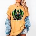 Books Dragon Reading Book Women's Comfort Colors T-Shirt Mustard Books Dragon Reading Book Women's Comfort Colors T-Shirt Mustard