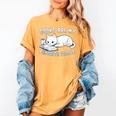 Books Are My Favorite People Cat With Coffee Mug Book Lovers Women's Comfort Colors T-Shirt Mustard Books Are My Favorite People Cat With Coffee Mug Book Lovers Women's Comfort Colors T-Shirt Mustard