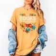 Books Are My Love Language Reading Lover Librarian Valentine Women's Comfort Colors T-Shirt Mustard Books Are My Love Language Reading Lover Librarian Valentine Women's Comfort Colors T-Shirt Mustard
