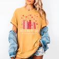 Books Are My Love Language Valentine Reads Bookish Club Women's Comfort Colors T-Shirt Mustard