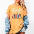Books The Original Handheld Device Book Lovers Women's Comfort Colors T-Shirt Mustard