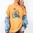 I Like Books More Than People Reading Reader Bookworm Saying Women's Comfort Colors T-Shirt Mustard
