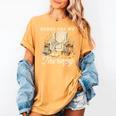 Books Are My Therapy Cozy Reading Chair Artwork Women's Comfort Colors T-Shirt Mustard