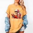 I Like My Books Spicy And My Coffee Icy Skeleton Women's Comfort Colors T-Shirt Mustard I Like My Books Spicy And My Coffee Icy Skeleton Women's Comfort Colors T-Shirt Mustard