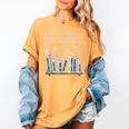 The Bookshelf Of a Hopeless Romantic Rom-Com Reading Bookish Women's Comfort Colors T-Shirt Mustard
