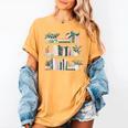 Bookshelves With Books & Plants Premium Women's Comfort Colors T-Shirt Mustard