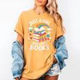 Bookworm Just A Girl Who Loves Books Women's Comfort Colors T-Shirt Mustard