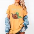 Bookworm Worm Reading Book Lover Read Books Librarian Women's Comfort Colors T-Shirt Mustard Bookworm Worm Reading Book Lover Read Books Librarian Women's Comfort Colors T-Shirt Mustard