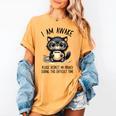 Cat Glasses Coffe Books I Am Awake Please Respect My Privacy Women's Comfort Colors T-Shirt Mustard Cat Glasses Coffe Books I Am Awake Please Respect My Privacy Women's Comfort Colors T-Shirt Mustard