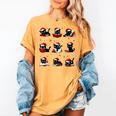 Cat Reading Books Lover Christmas Cat Lover Xmas Women's Comfort Colors T-Shirt Mustard Cat Reading Books Lover Christmas Cat Lover Xmas Women's Comfort Colors T-Shirt Mustard