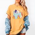 Cat Reading a Romance BookI Like My Books Extra Spicy Women's Comfort Colors T-Shirt Mustard Cat Reading a Romance BookI Like My Books Extra Spicy Women's Comfort Colors T-Shirt Mustard