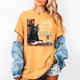 Cats And Books Book & Cat Lover Easily Distracted By Women's Comfort Colors T-Shirt Mustard Cats And Books Book & Cat Lover Easily Distracted By Women's Comfort Colors T-Shirt Mustard