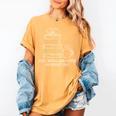 Cats Books And Coffee My Perfect Day Women's Comfort Colors T-Shirt Mustard