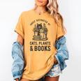 Cats Plants And Books Shirt Plant Lover Gardening Women's Comfort Colors T-Shirt Mustard Cats Plants And Books Shirt Plant Lover Gardening Women's Comfort Colors T-Shirt Mustard