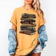 Celebrating History Month Floral Books Teacher Women's Comfort Colors T-Shirt Mustard Celebrating History Month Floral Books Teacher Women's Comfort Colors T-Shirt Mustard