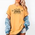 Chapter Fifty 50 Cute 50th 1975 Birthday Book Lovers Women's Comfort Colors T-Shirt Mustard