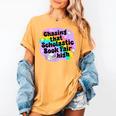 Chasing That Scholastic Book Fair High Book Lovers Women's Comfort Colors T-Shirt Mustard Chasing That Scholastic Book Fair High Book Lovers Women's Comfort Colors T-Shirt Mustard