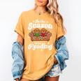 Christmas Book Lover Gingerbread Library Reading Bookaholic Women's Comfort Colors T-Shirt Mustard Christmas Book Lover Gingerbread Library Reading Bookaholic Women's Comfort Colors T-Shirt Mustard