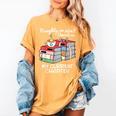 Christmas Book Lovers Naughty Or Nice Women's Comfort Colors T-Shirt Mustard Christmas Book Lovers Naughty Or Nice Women's Comfort Colors T-Shirt Mustard