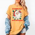 Christmas Bookish He Knows What You'Ve Been Reading Women Women's Comfort Colors T-Shirt Mustard