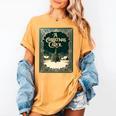 A Christmas Carol Book Cover By Charles Dickens Women's Comfort Colors T-Shirt Mustard