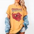 Clifford The Big Red Dog Clifford And Emily Book Cover Women's Comfort Colors T-Shirt Mustard