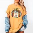 I Closed My Book To Be Here Fall Pumpkin Women's Comfort Colors T-Shirt Mustard I Closed My Book To Be Here Fall Pumpkin Women's Comfort Colors T-Shirt Mustard