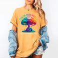 Color Our World Summer Reading 2025 Tree Book Lover Camping Women's Comfort Colors T-Shirt Mustard Color Our World Summer Reading 2025 Tree Book Lover Camping Women's Comfort Colors T-Shirt Mustard